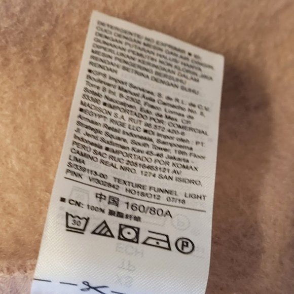 Old Navy Pink Rose Soft Brushed Over Pea Coat Size XS - Picture 5 of 11